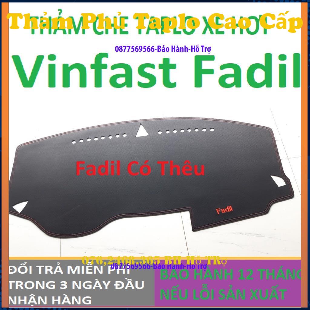 Thảm Taplo Vinfast Fadil,Thảm Lót Taplo Xe Hơi Cao Cấp Hàng 3 Lớp Có Chống Trượt,Da Đẹp Bảo Hành 12 Tháng