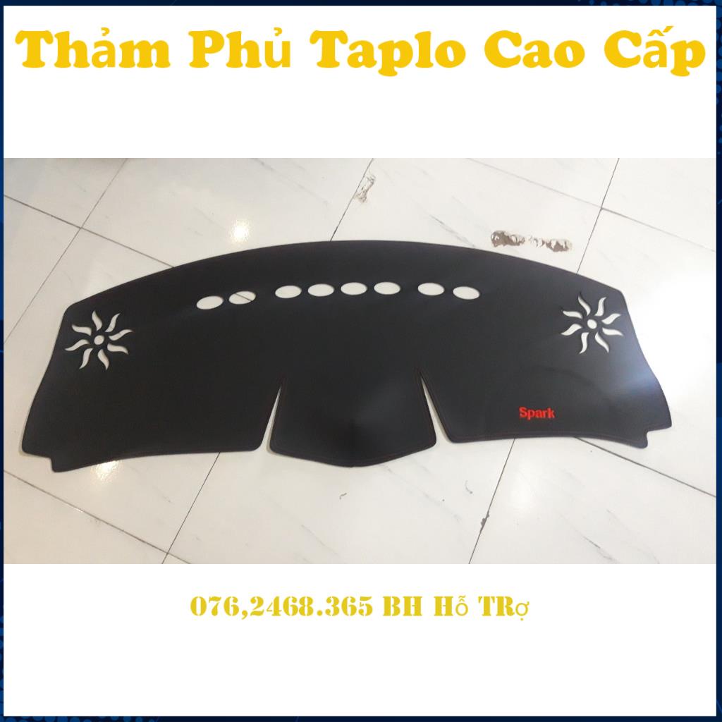 Thảm Taplo Chevrolet Spark,Thảm Lót Taplo Xe Hơi Cao Cấp Hàng 3 Lớp Có Chống Trượt,Da Đẹp Bảo Hành 12 Tháng