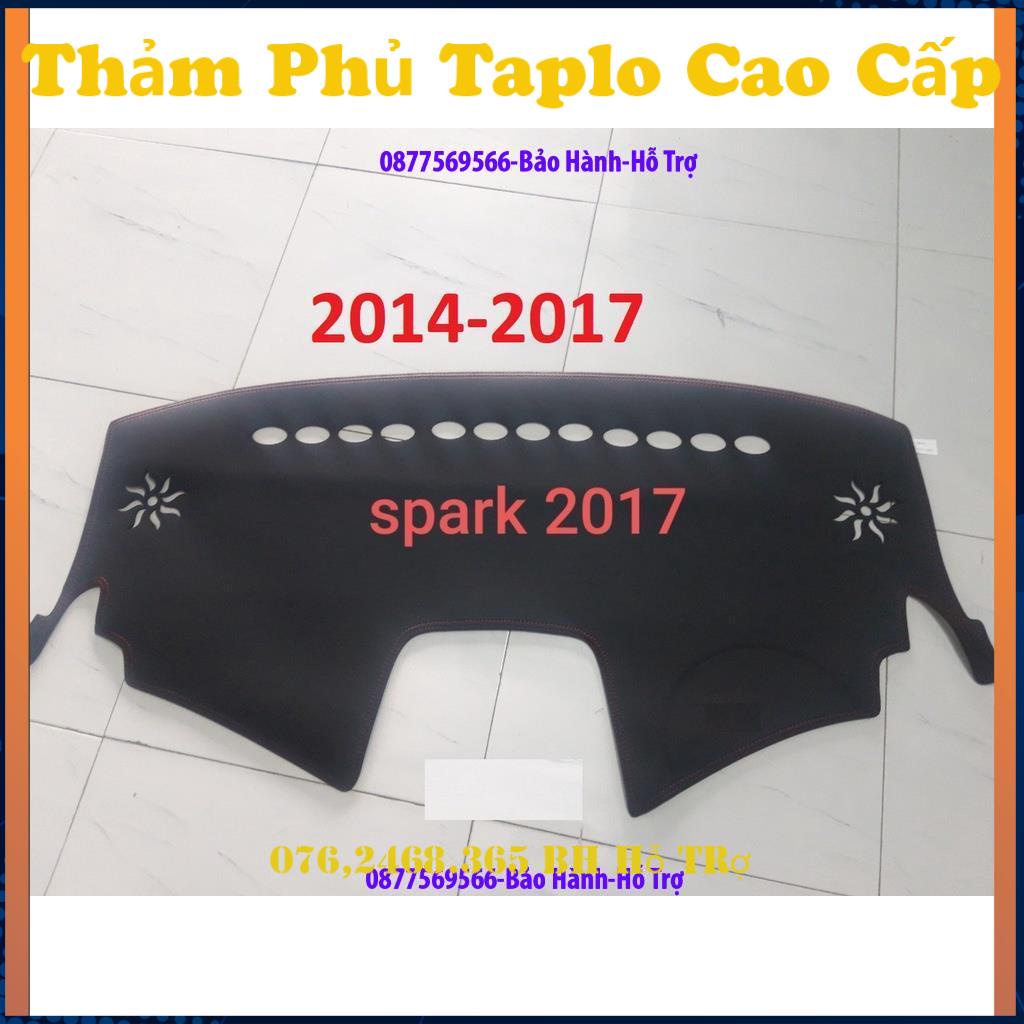 Thảm Taplo Chevrolet Spark,Thảm Lót Taplo Xe Hơi Cao Cấp Hàng 3 Lớp Có Chống Trượt,Da Đẹp Bảo Hành 12 Tháng