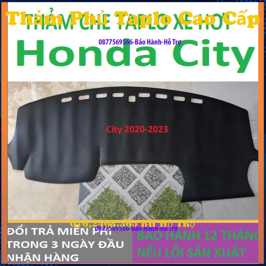 Thảm Taplo Honda City,Thảm Lót Taplo Xe Hơi Cao Cấp Hàng 3 Lớp Có Chống Trượt,Da Đẹp Bảo Hành 12 Tháng
