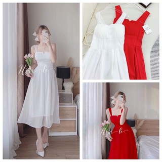 𝗩𝗶𝗱𝗲𝗼 𝗔̉𝗻𝗵 𝗧𝗵𝗮̣̂𝘁 ✔  ❤️❤️ tuyệt phẩm váy maxi 2 dây xẻ V cực xinh ❤️❤️ Một em váy xây