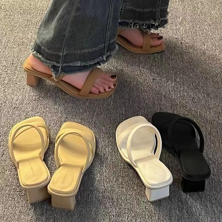 Xăng Đan Cao Gót 2 Lớp Thời Trang Mùa Hè Dành Cho Nữ