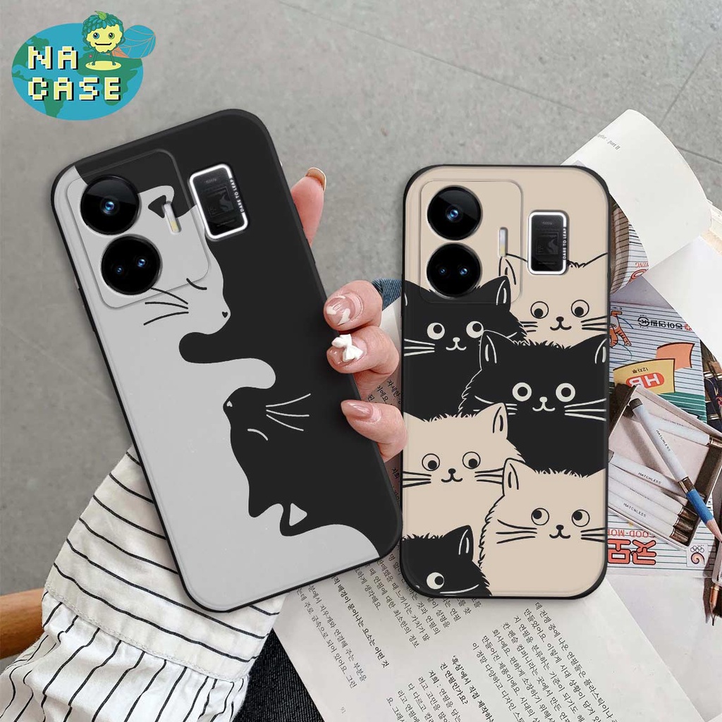 Ốp TPU dẻo Realme GT Neo 5 / Neo5 SE Silicon mèo cute dễ thương,rẻ đẹp