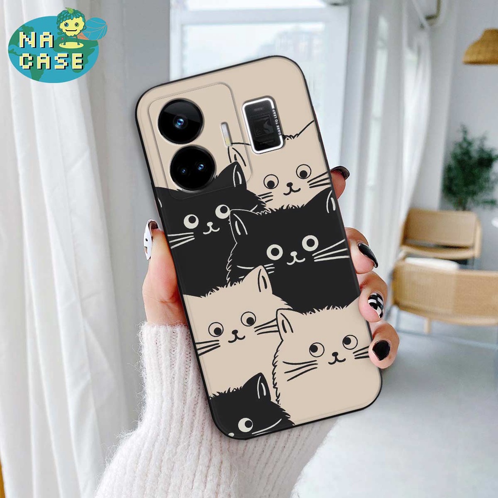 Ốp TPU dẻo Realme GT Neo 5 / Neo5 SE Silicon mèo cute dễ thương,rẻ đẹp