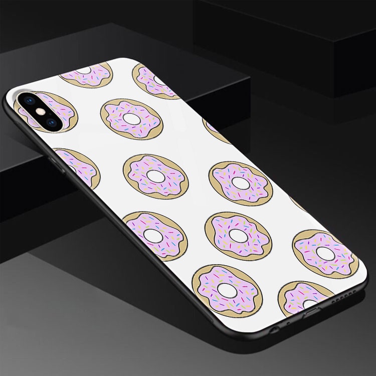 Ốp Iphone 7 Cute Donut KIKILUXE Cho Iphone 6/6S/7/8/Plus/X/Xs/Max/Xr