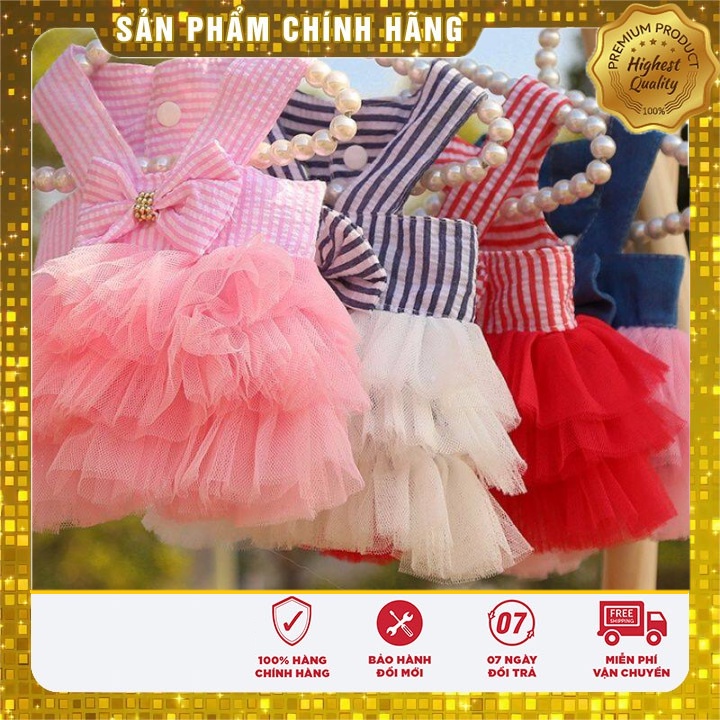 SALE petsloveshopshop Quần Áo Cho Thú Cưng Váy Cho Chó Váy Có Dây Đeo Màu Sắc Dễ Thương Đồ Dùng Cho Thú Cưng