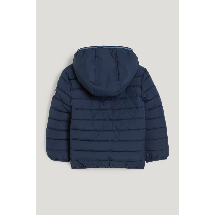 Áo khoác phao C & A màu navy in chữ FUTR size 98 - 140