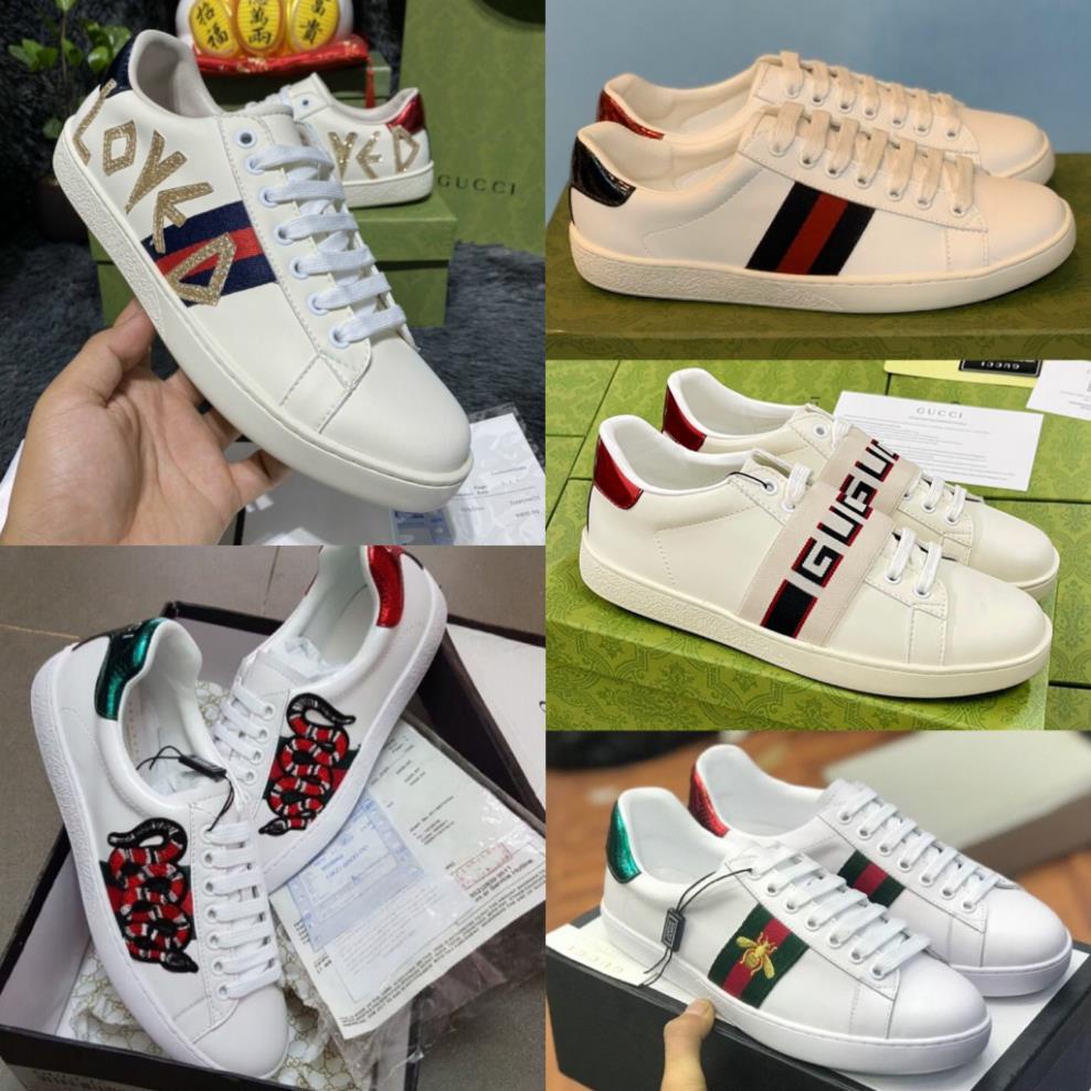 Giày 𝐆𝐆⚡️𝐅𝐑𝐄𝐄 𝐒𝐇𝐈𝐏⚡️ Giày thể thao GC ong thêu, rắn thêu, gIày Chun, GC LOVED thêu hàng đẹp cực chất