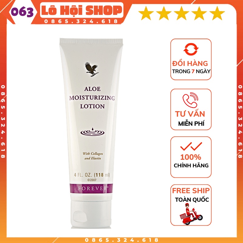 Kem dưỡng ẩm FOREVER Aloe lotion, gel dưỡng da nha đam 063flp Lô Hội