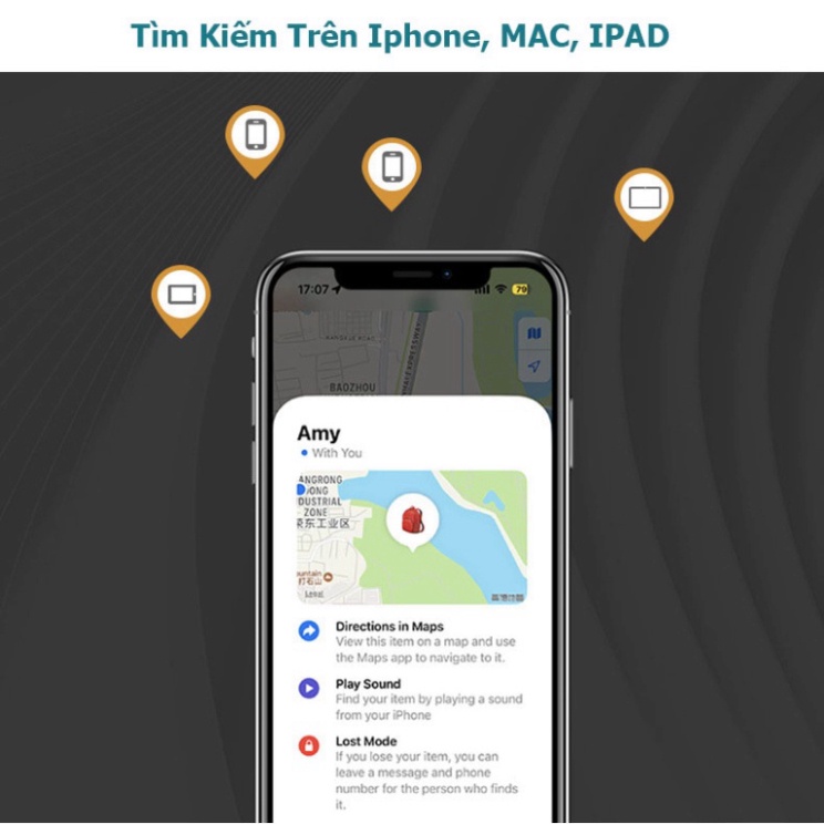 Định vị thú cưng GPS thông minh pin lên đến 1 năm quản lý và tìm kiếm trên điện thoại theo dõi chính xác và nhanh chóng