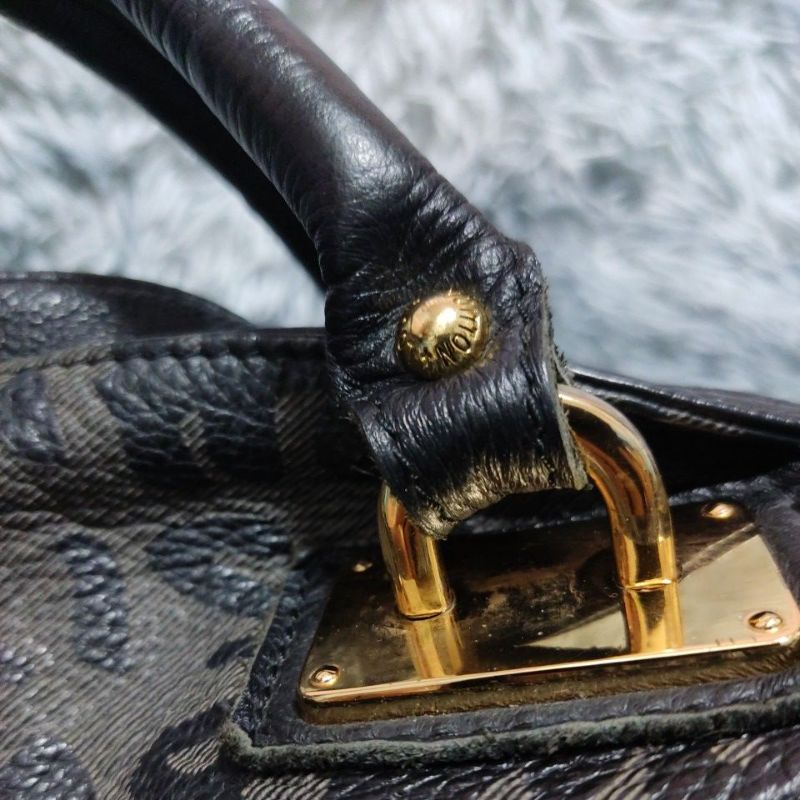 Túi du lịch si H75 tuyển Nhật hiệu LOU*S VUITT*N da bê size 50cmx25cmx12cm