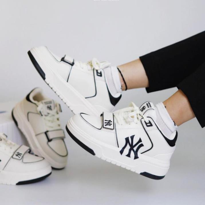 Giày thể thao MLB chunky liner dán, Giày MLB Chunky quai dán họa tiết Bản Cao Cấp Độn Đế 5cm hot trend 2023