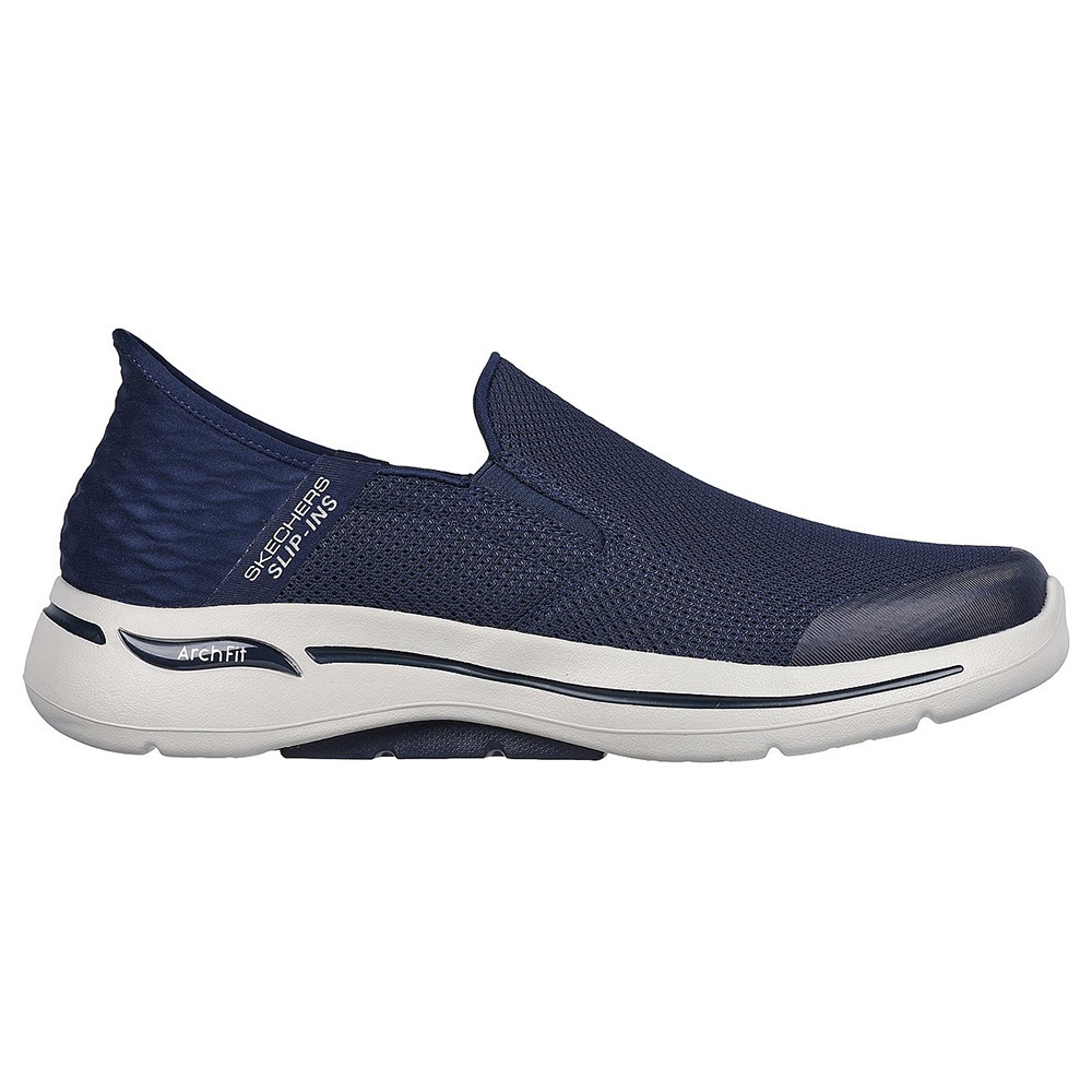 Skechers Nam Giày Thể Thao Slip-Ins GOwalk Arch Fit Hands Free Air-Cooled Memory Foam - 216259-NVY