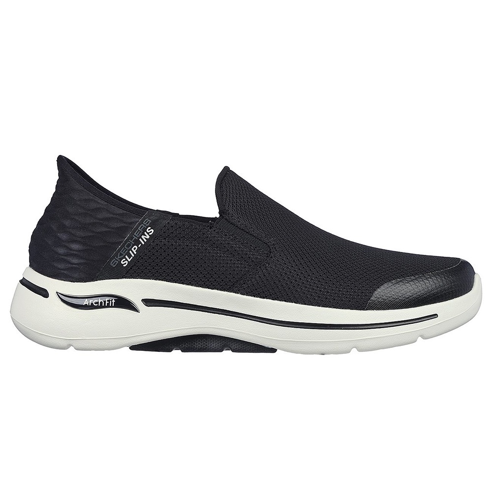 Skechers Nam Giày Thể Thao Slip-Ins GOwalk Arch Fit Hands Free Walking Air-Cooled Memory Foam - 216259-BLK