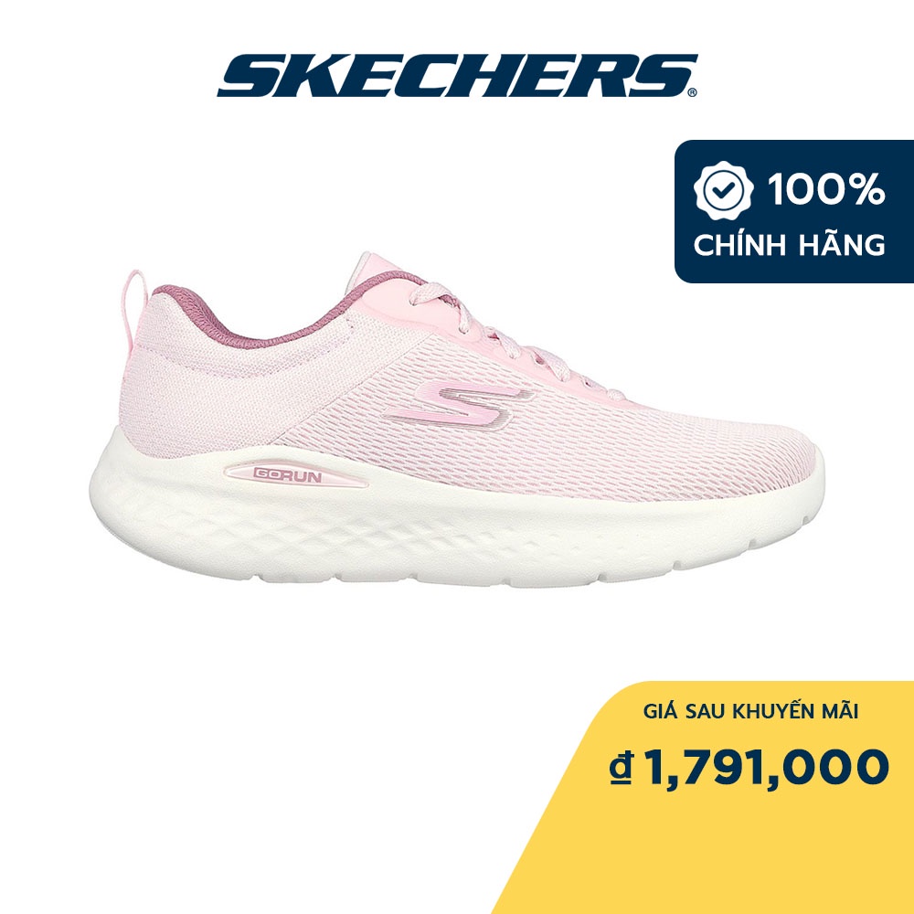 Skechers Nữ Giày Thể Thao Chạy Bộ GOrun Lite Quick Stride Running Air-Cooled Goga Mat M-STRIKE - 129424-LTPK