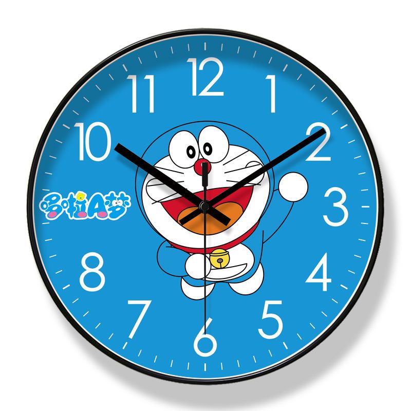 Đồng Hồ Treo Tường Ipra 6810 Hình Doraemon Vui Nhộn Dành Cho Bé