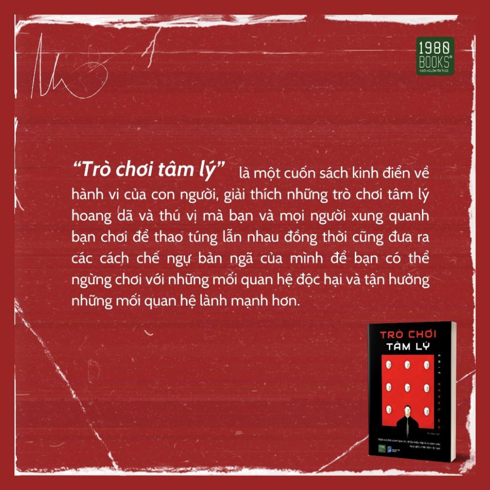 Sách - Trò Chơi Tâm Lý - Eric Berne - 1980 Books