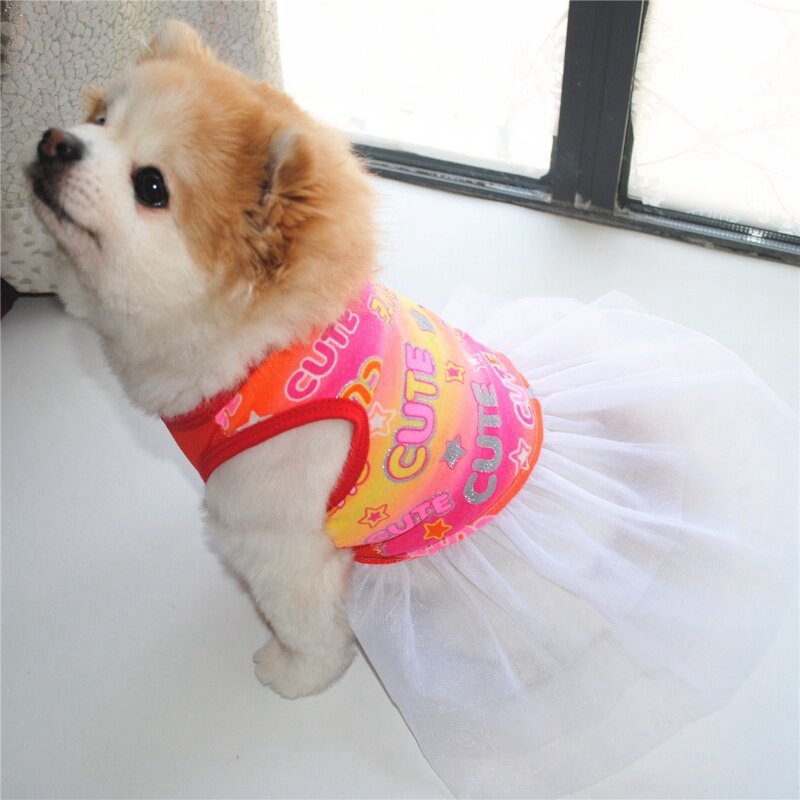 SALE petsloveshopshop Đầm Mùa Hè Cho Vật Nuôi Chó Chihuahua Đám Cưới Đầm Váy Quần Áo Chó Con Váy Mùa Xuân Cho Thú Nuôi C