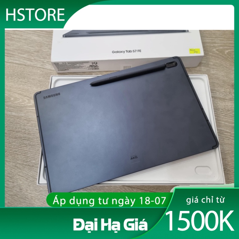 Máy Ss Tab S7 FE 4G fullbox nguyên seal - Bảo hành 12 tháng, tăng kèm bao da hịn