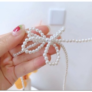 Choker Vòng cổ Nơ Ngọc