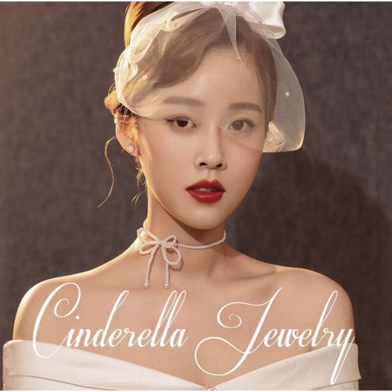 Choker Vòng cổ Nơ Ngọc