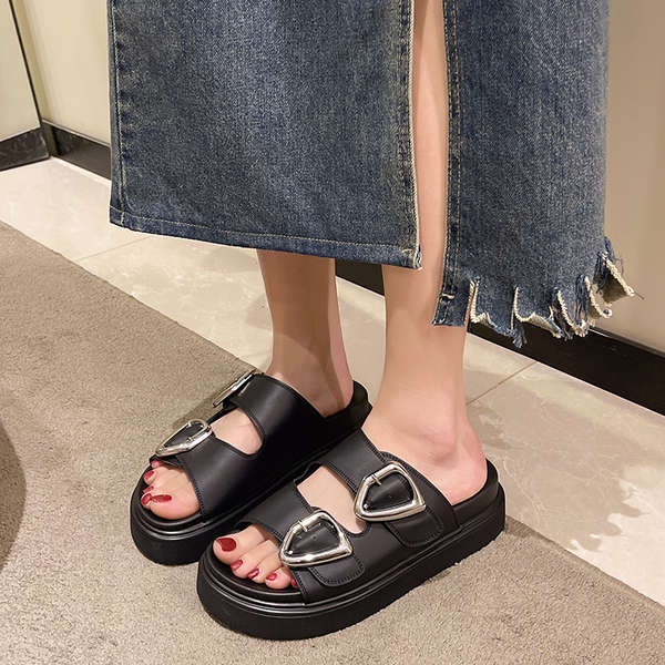 Sandal Đế Dày Thời Trang Mùa Hè 2023 Phong Cách Mới Cho Nữ