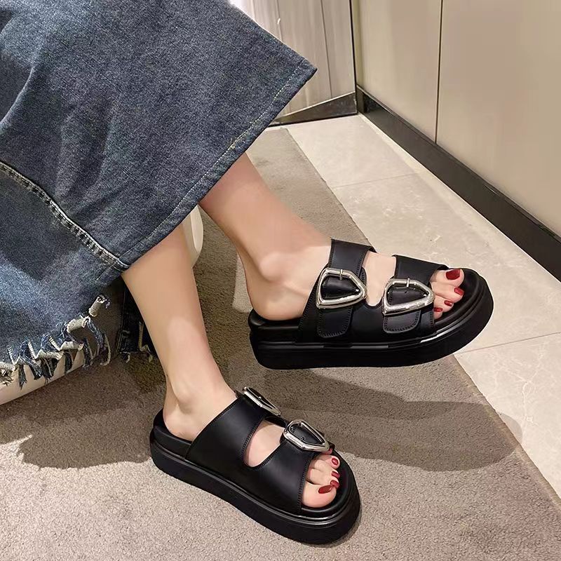 Sandal Đế Dày Thời Trang Mùa Hè 2023 Phong Cách Mới Cho Nữ