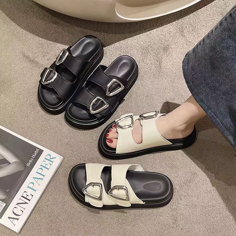 Sandal Đế Dày Thời Trang Mùa Hè 2023 Phong Cách Mới Cho Nữ