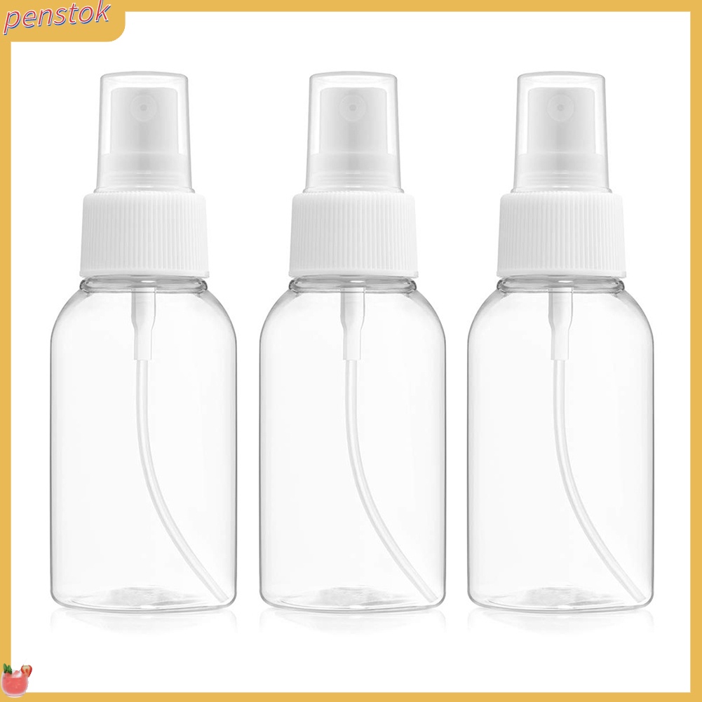 Set 3 Chai Rỗng Trong Suốt Dạng Xịt 75ml Tiện Dụng Mang Theo Du Lịch