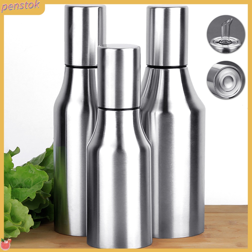 Bình rót dầu ăn / dấm chống tràn bằng thép không gỉ