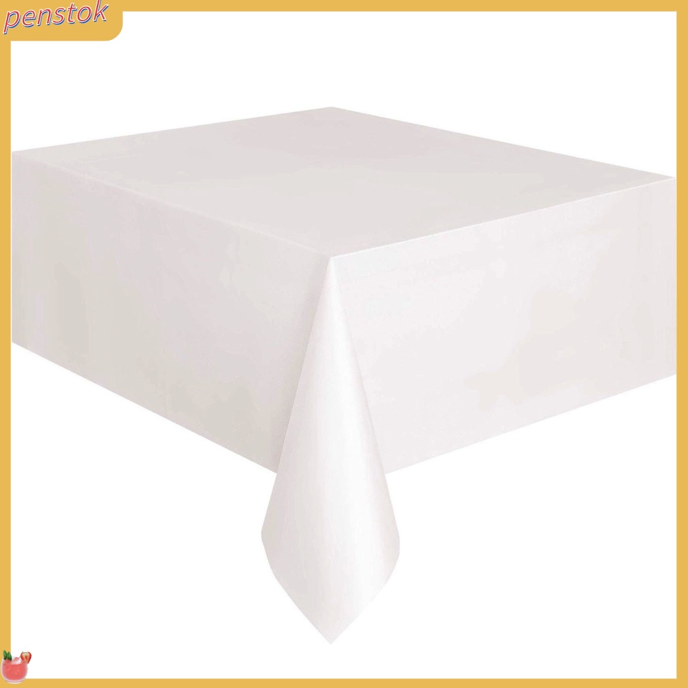 Khăn Trải Bàn Hình Chữ Nhật Màu Sắc Đơn Giản Xinh Xắn