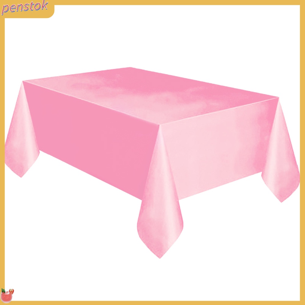 Khăn Trải Bàn Hình Chữ Nhật Màu Sắc Đơn Giản Xinh Xắn