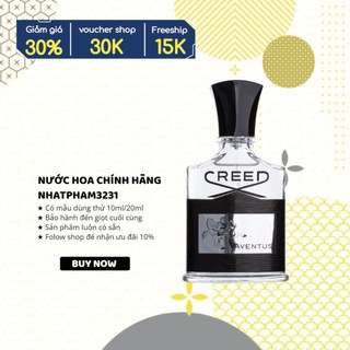 Creed - đen aventus edp 10ml - nước hoa chính hãng