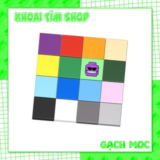 Combo 10 part trơn 1x1 - phụ kiện đồ chơi lắp ráp gạch moc tương thích 3070