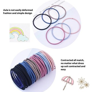 Dây Chun Buộc Tóc Hàn Quốc Co Giãn Nhiều Màu Dể Tạo Kiểu Tóc Đầm 2 Dây