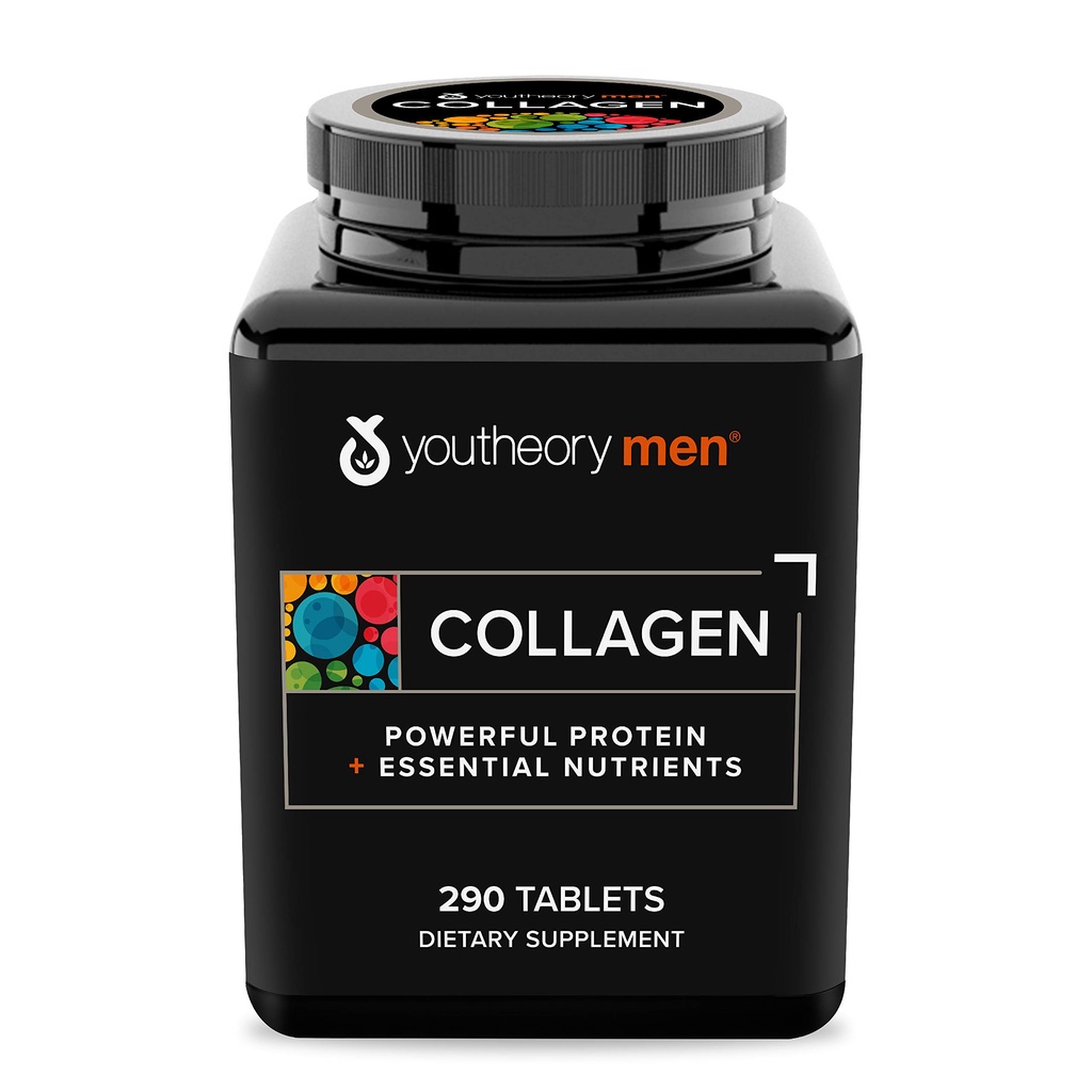 Viên uống bổ sung collagen Youtheory Collagen Type 1,2,3 Healthy Care quatangme dành cho nam