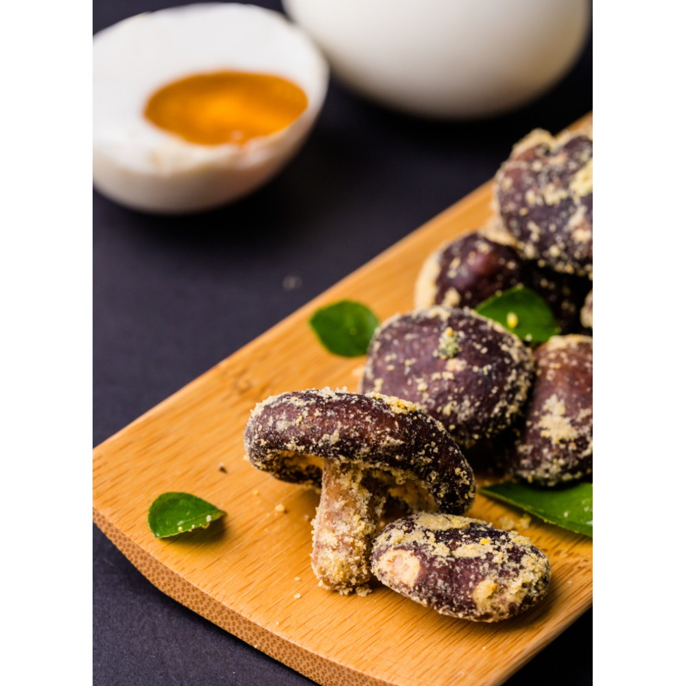 Nấm hương sấy giòn Extaste shiitake mushroom crisps 155g - nấm đông cô Healthy care quatangme