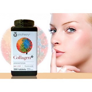Viên uống bổ sung collagen youtheory Type 1 2 và 3 hộp 290/390 viên Healthy care quatangme