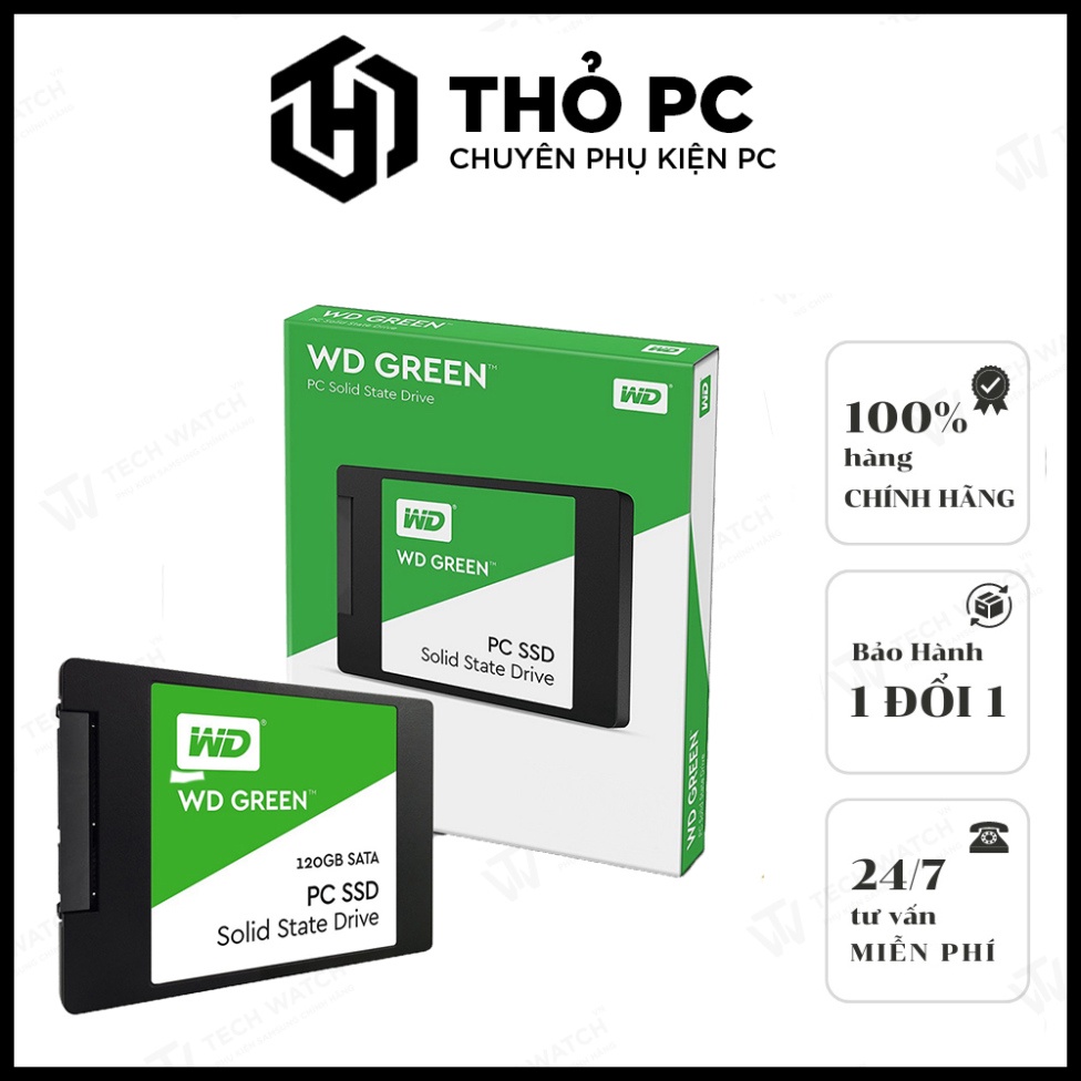 [freeship] Ổ Cứng SSD WD Green 240GB hàng mới Bảo hành 36 tháng