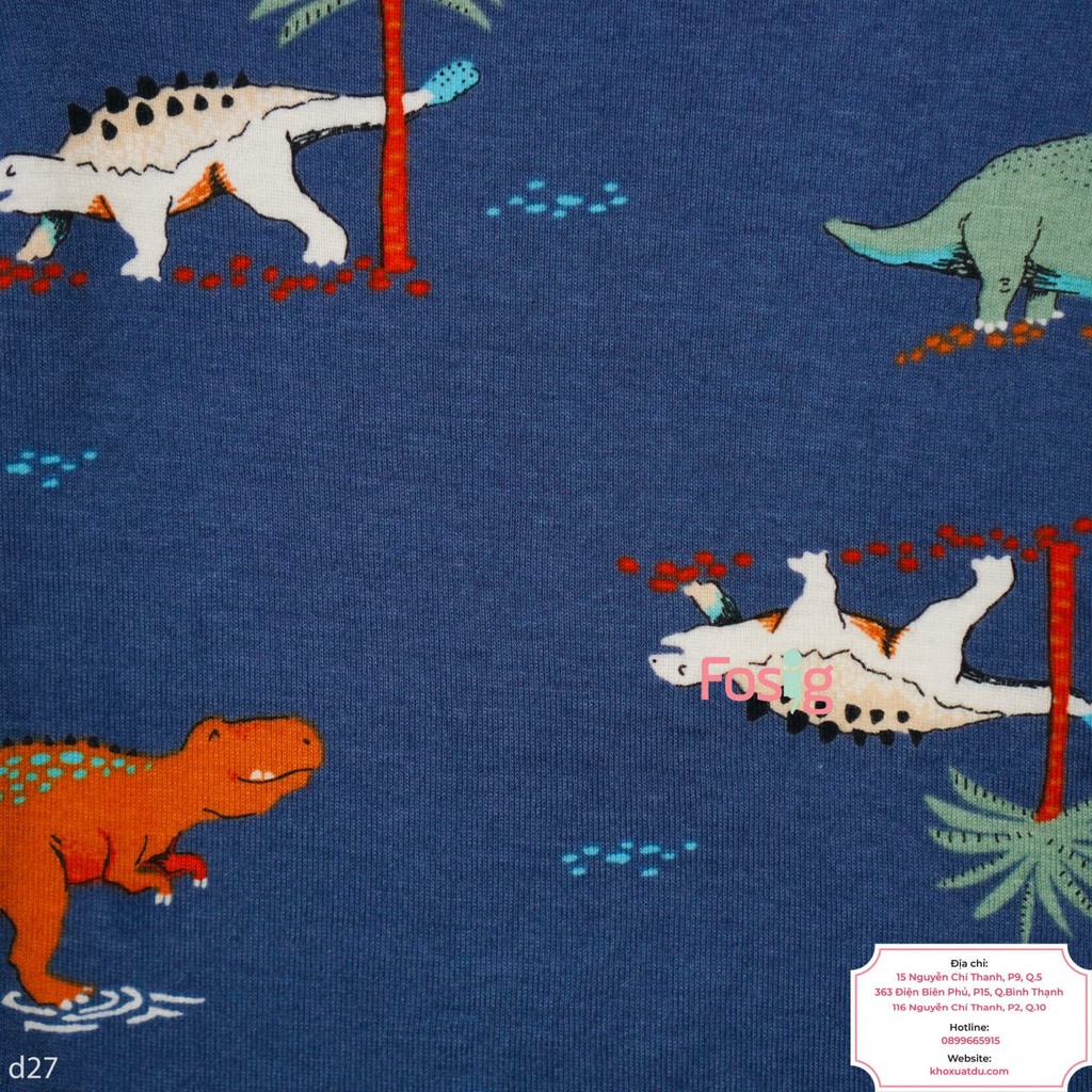 Bodysuit Tay Ngắn Bé Trai Cter50 - Navy Xám KL