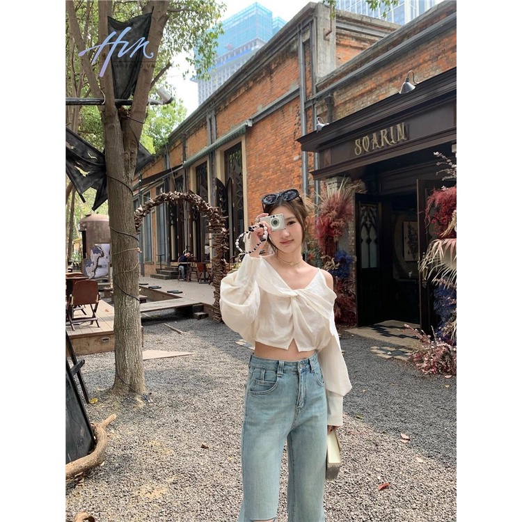 Áo Kiểu Trễ Vai Thiết Kế Ngọt Ngào Thời Trang Cho Nữ