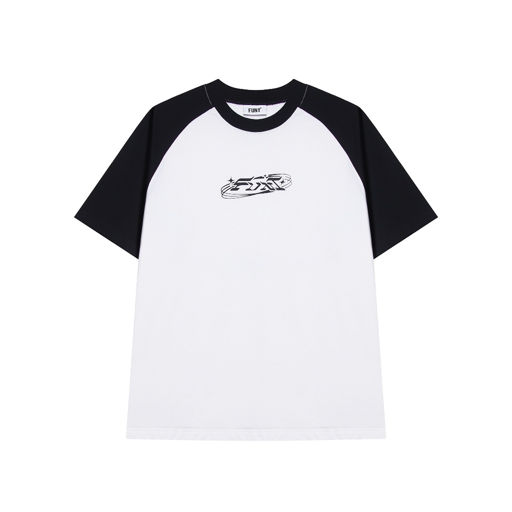 Áo Thun Tay Lỡ Unisex FUNT  FUTURISTIC RAPLAN1 - WHITE