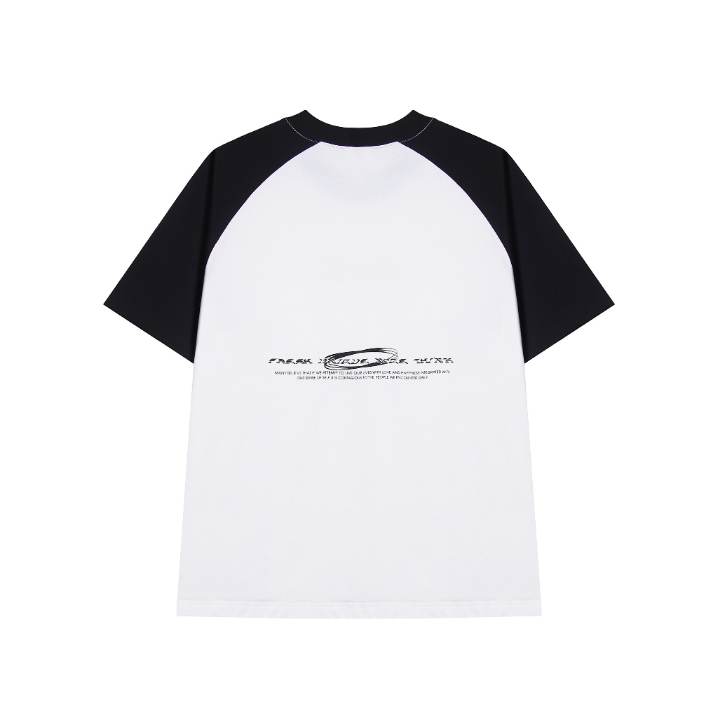 Áo Thun Tay Lỡ Unisex FUNT  FUTURISTIC RAPLAN1 - WHITE