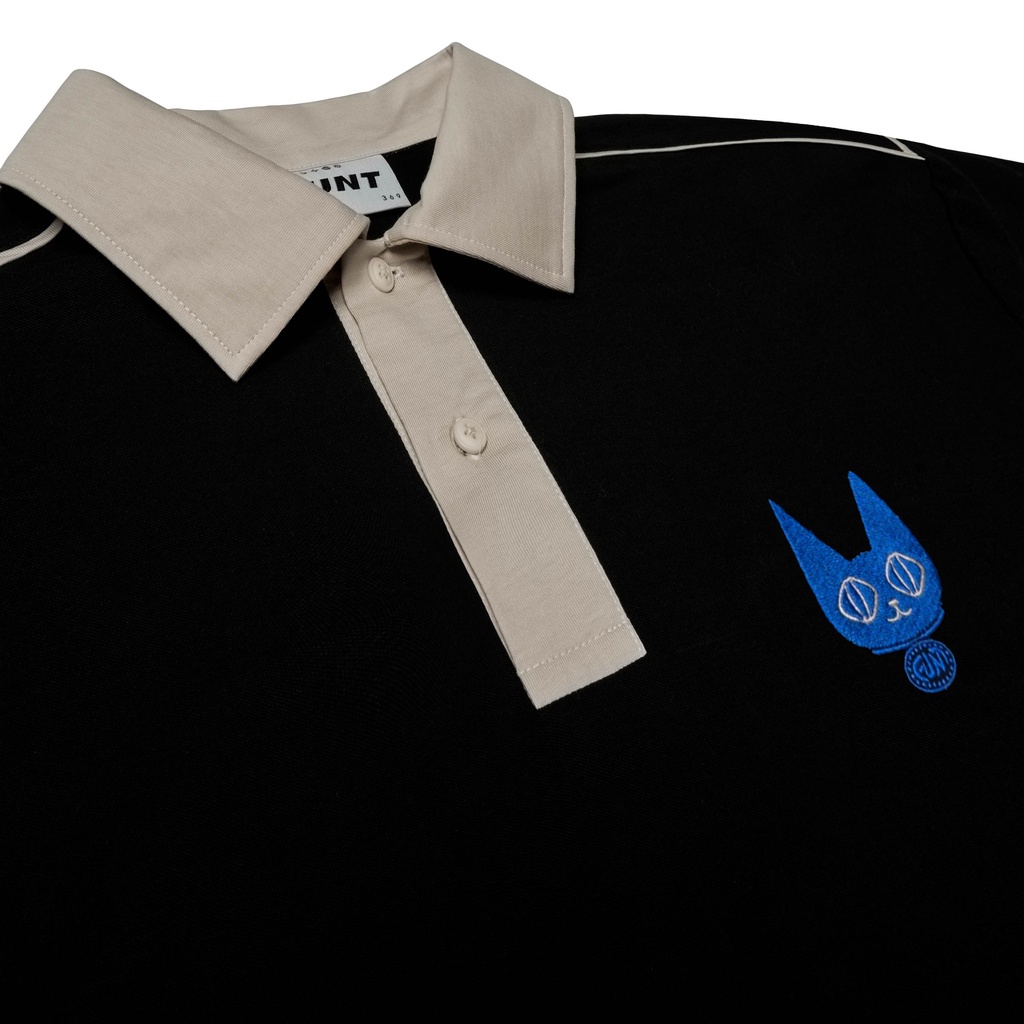 Áo Polo Unisex Tay Lỡ FUNT CATCLUB 100% Cotton Co Giãn, Thoáng Mát