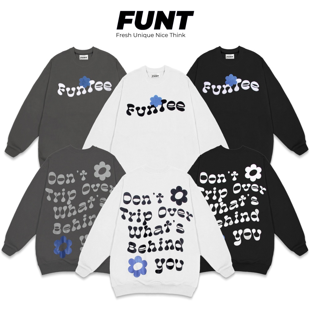 Áo Sweater Unisex FUNT Trippin Trẻ Trung, Năng Động, Chất Vải Mềm Mại, Ấm Áp