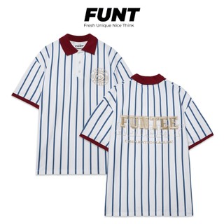  Áo Polo Unisex FUNT Stripped Polo 100% Cotton Thoáng Mát 