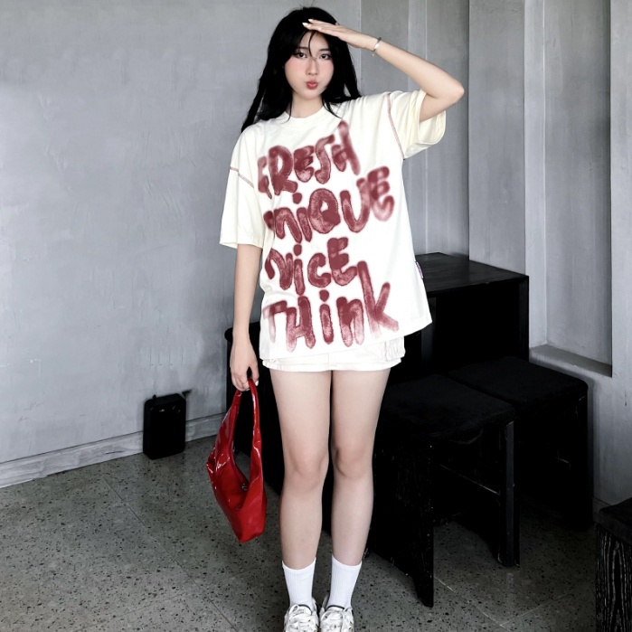 Áo Thun Unisex Tay Lỡ FUNT ACID SLOGAN 100% Cotton Thoáng Mát, Co Giãn Tốt