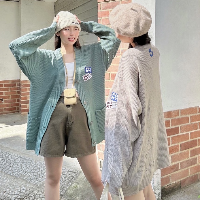 Áo Len Cardigan FUNT Chất Liệu Chắc Chắn, Bền Bỉ, Phong Cách Trẻ Trung