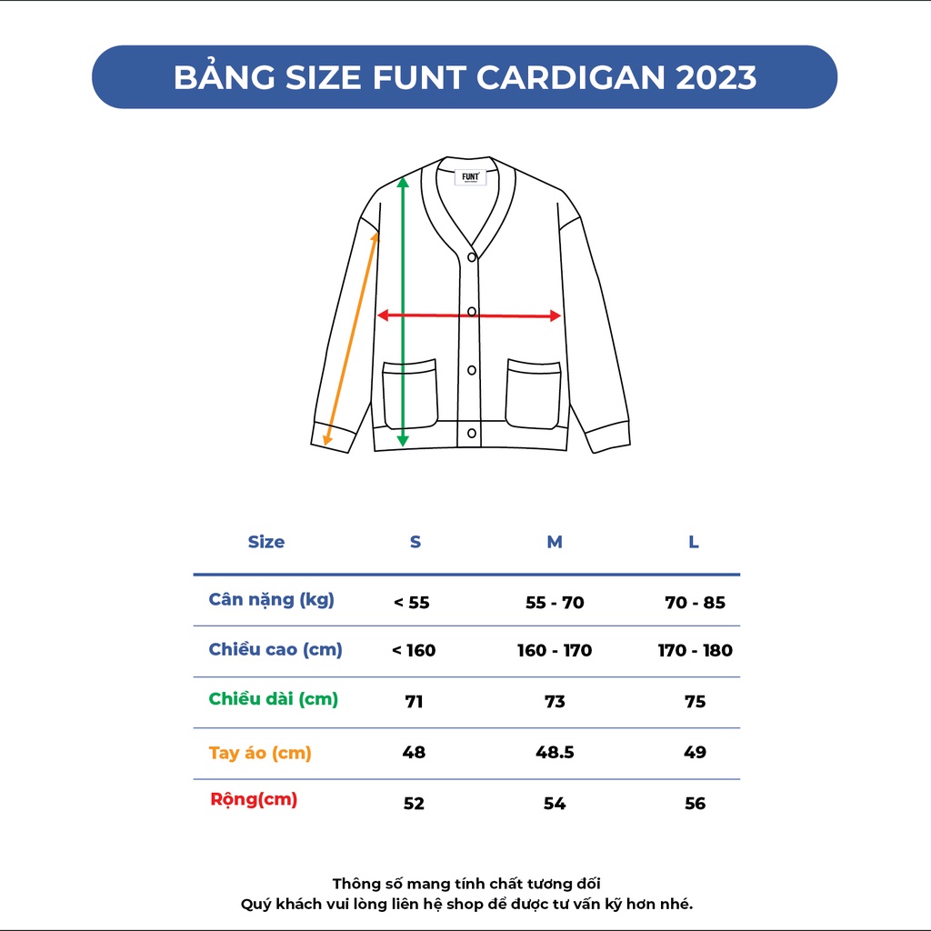 Áo Len Cardigan FUNT Chất Liệu Chắc Chắn, Bền Bỉ, Phong Cách Trẻ Trung