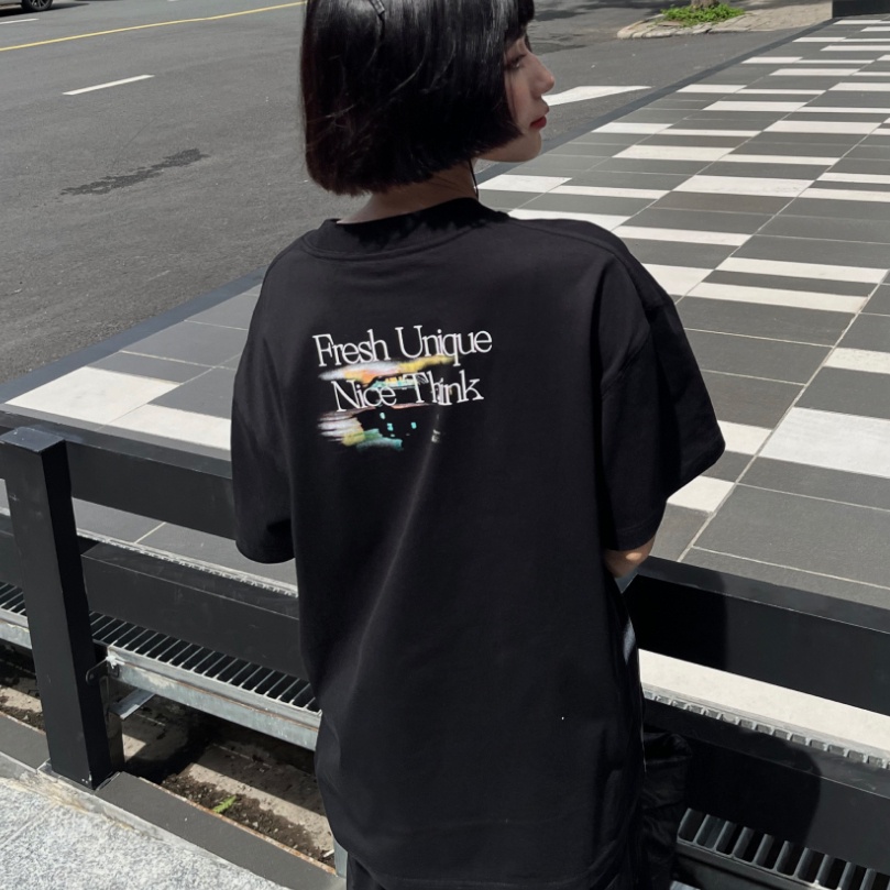 Áo Thun Tay Lỡ Unisex FUNT MIDNIGHT LIGHT TEE